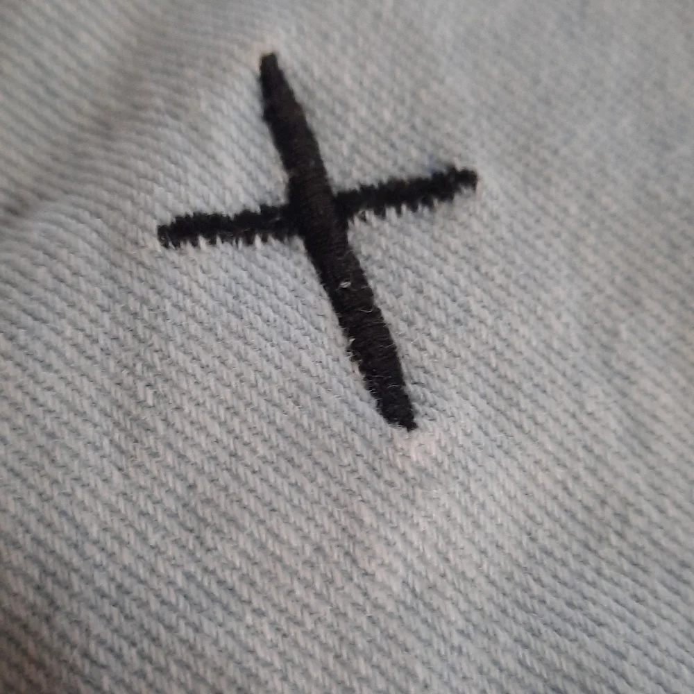 F21 Cutoff Jean Embroidered Shorts - Picture 4 of 4